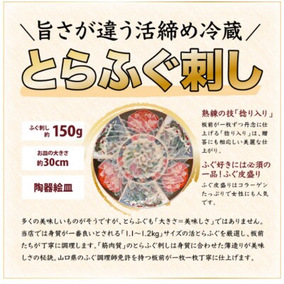 【配達日指定品】【冷蔵】とらふぐ刺身ふぐ鍋 5～6人前　特選8品コース　※お礼品詳細をご確認下さい