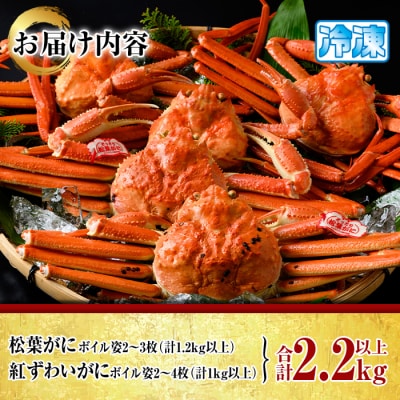松葉がに・紅ずわいがに食べ比べセットB