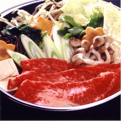 鳥取黒毛和牛ももすき焼き用　500g | ふるさと納税のお礼品