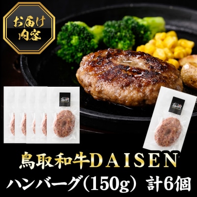 鳥取和牛DAISENハンバーグ(6個)