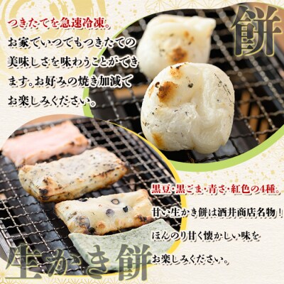 冷凍保存用 餅セットB(餅900g×1袋/かき餅1kg×2袋)