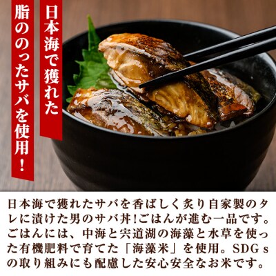 男のサバ丼 (4食)