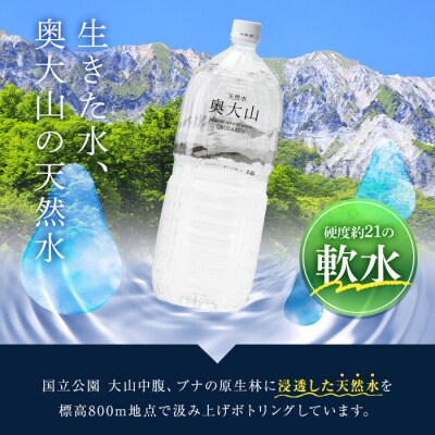天然水奥大山(2L×6本×3箱 計18本)