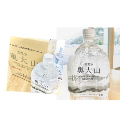 <定期便6回>天然水奥大山(2L×12本入り×6か月・計72本)