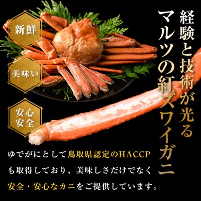 <訳あり>蟹屋の釜茹で紅ずわい蟹2kg箱詰めセット【10月1日から順次発送】