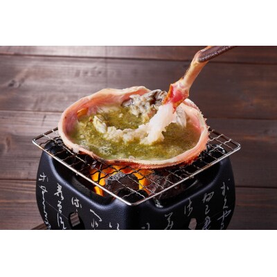 <11月中旬～3月中旬発送予定>活松葉ガニ 特々大 1.2kg以上