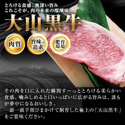 <はなふさ>大山黒牛ステーキセット