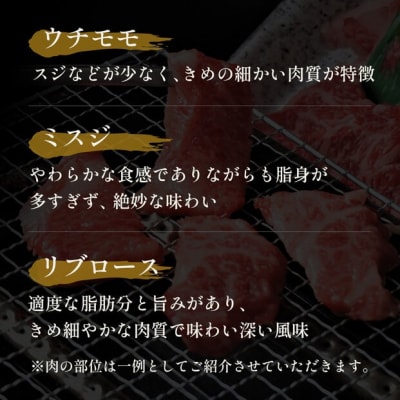<和牛セレブ>鳥取和牛希少部位5種焼肉食べ比べセット(420g・精肉箱付き)