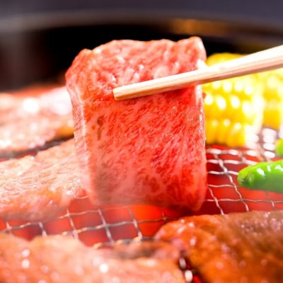 <和牛セレブ>鳥取和牛 ロース ・ モモ2種焼肉(220g・黒折) 