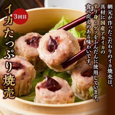 <定期便3回> いか屋が作ったこだわりのいか三昧(3種)