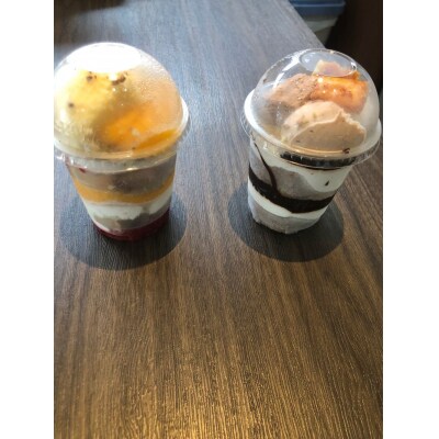 ケーキパフェ2種セット(計5個/ベリー3個・チョコレート2個)