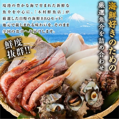 <数量限定>海鮮BBQセット4種(2～3人前)