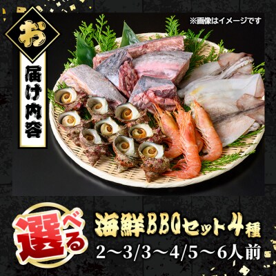 <数量限定>海鮮BBQセット4種(5～6人前)