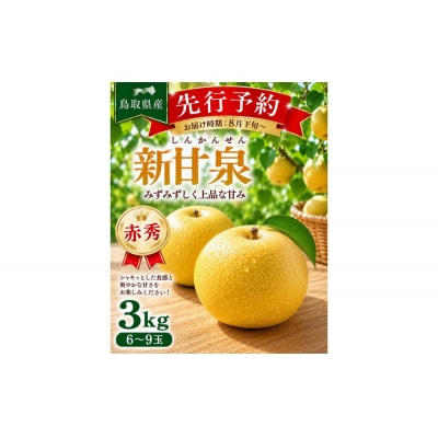 東商果樹園 新甘泉(赤秀)3kg