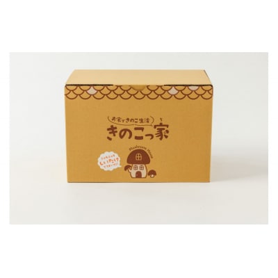 おうちで楽しむ栽培キット「きのこっ家」2個セット　しいたけ×しいたけ