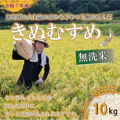 <令和7年産>原田農園のきぬむすめ(無洗米・10kg)