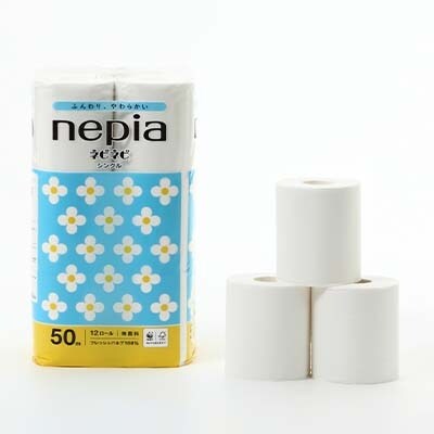紙のまち苫小牧 ネピネピトイレットロール12ロールシングル 8パック