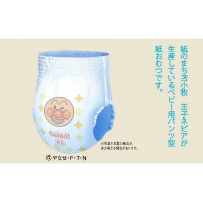 紙のまち苫小牧 ネピアやさしいプレミアムGenki!パンツ BIGサイズ38枚
