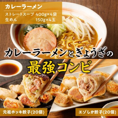 カレーラーメンと餃子 Bセット
