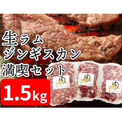 生ラムジンギスカン3種満喫セット 1.5kg