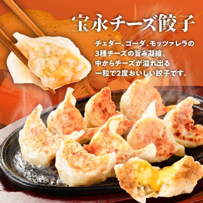 ぎょうざの宝永　チーズ餃子セット(宝永餃子15個入×2袋&チーズ餃子15個入×2袋)合計1.5kg