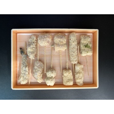 【作々】パン屋の串カツ&土手焼 1人前 セット(串カツ10本+土手焼1袋)