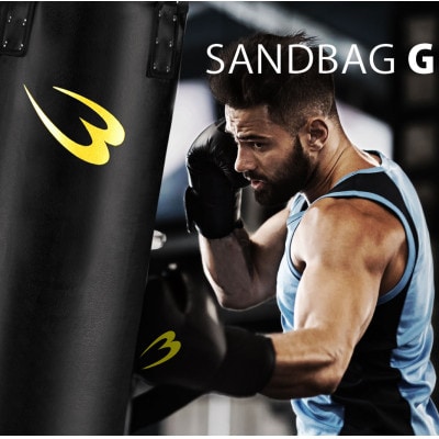 サンドバッグG　100cm　ブラック×イエロー