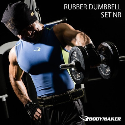 ラバーダンベルセットNR20kg