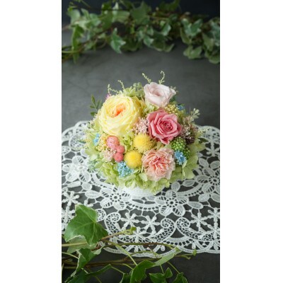 プリザーブドフラワーアレンジメントPafu