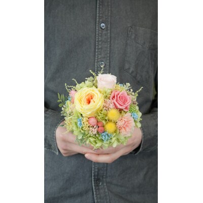 プリザーブドフラワーアレンジメントPafu