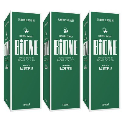 乳酸菌生産物質ビオネB　500ml　3本　国内製造