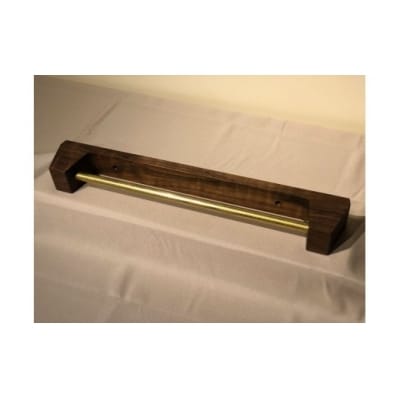 木の存在感がある「タオルかけ」(ウォルナット)【GOODWOODWORKS】_HA0414