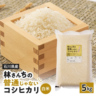 林さんちの普通じゃないコシヒカリ　白米5キロ