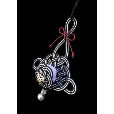 【金沢水引】水引アロマディフューザー　Hang　ブラック