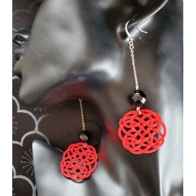 【金沢水引】NICO　ピアス　レッド