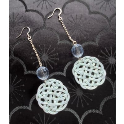 【金沢水引】NICO　ピアス　ライトブルー