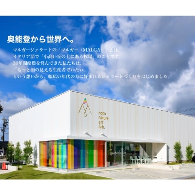 【国内外で数々の受賞歴をもつジェラート店】受賞・まるごと能登ジェラート　12個