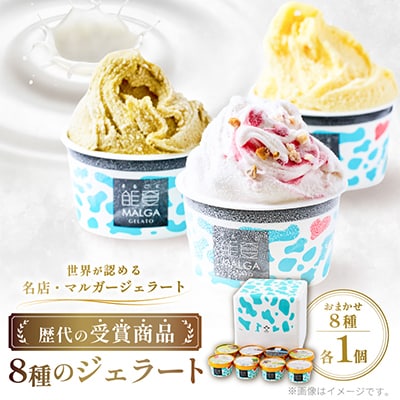 【歴代の受賞ジェラートを楽しめる】ALL受賞・能登ジェラート 8個