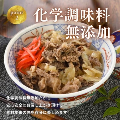 【湯せんで手早く】能登牛 牛丼の具100g×8袋