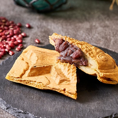 【さとふる限定】冷凍たい焼き能登産大納言あずきと宇治金時 計4個