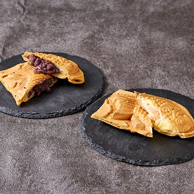 冷凍たい焼き 計4個 能登産大納言あずきと月替わり