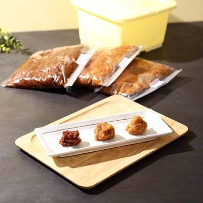 20割ぜいたく信州みそ1kg・二年信州みそ1kg・特製甘口信州みそ1kg詰合わせ3kgポリ樽詰