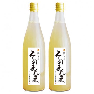 飲む梨!! 信州産　高級南水梨100%そのまんまジュース2本入　高い糖度の南水梨を使用!