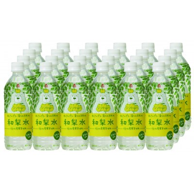 北アルプス清らか天然水　和梨水　500mlPET×24本入
