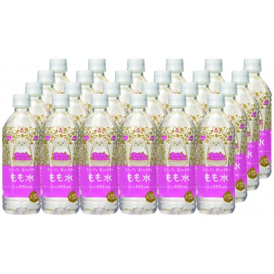 北アルプス清らか天然水　もも水　500mlPET×24本入