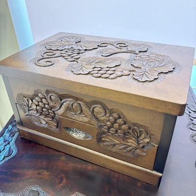 ジュエリーボックス葡萄(軽井沢彫)