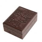軽井沢彫　小箱　桜　　長野県伝統工芸品