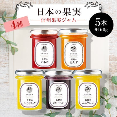 信州果実ジャム5本セット