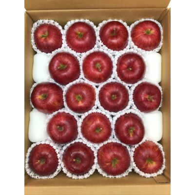 「りんご三兄弟」長野県産シナノスイート　18玉