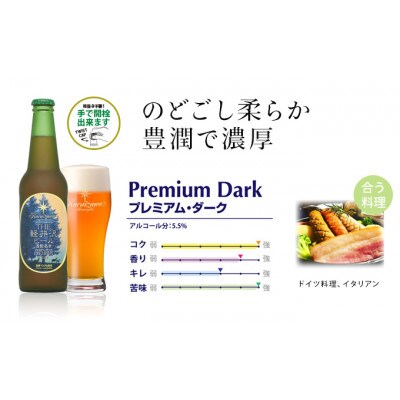 THE軽井沢ビール〈プレミアムダーク〉330ml×12本入り(1ケース)